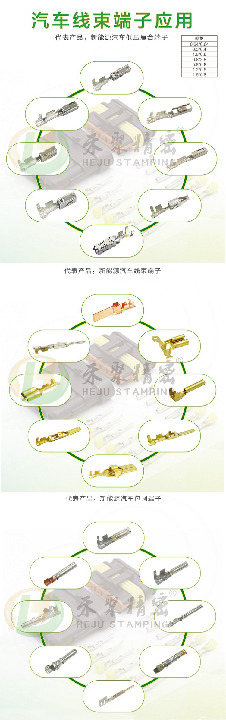 新能源汽車低壓線束端子